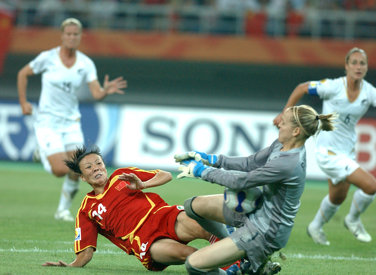 2007年9月20日,中国天津,2007女足世界杯d组比赛,中国国家女子足球队2