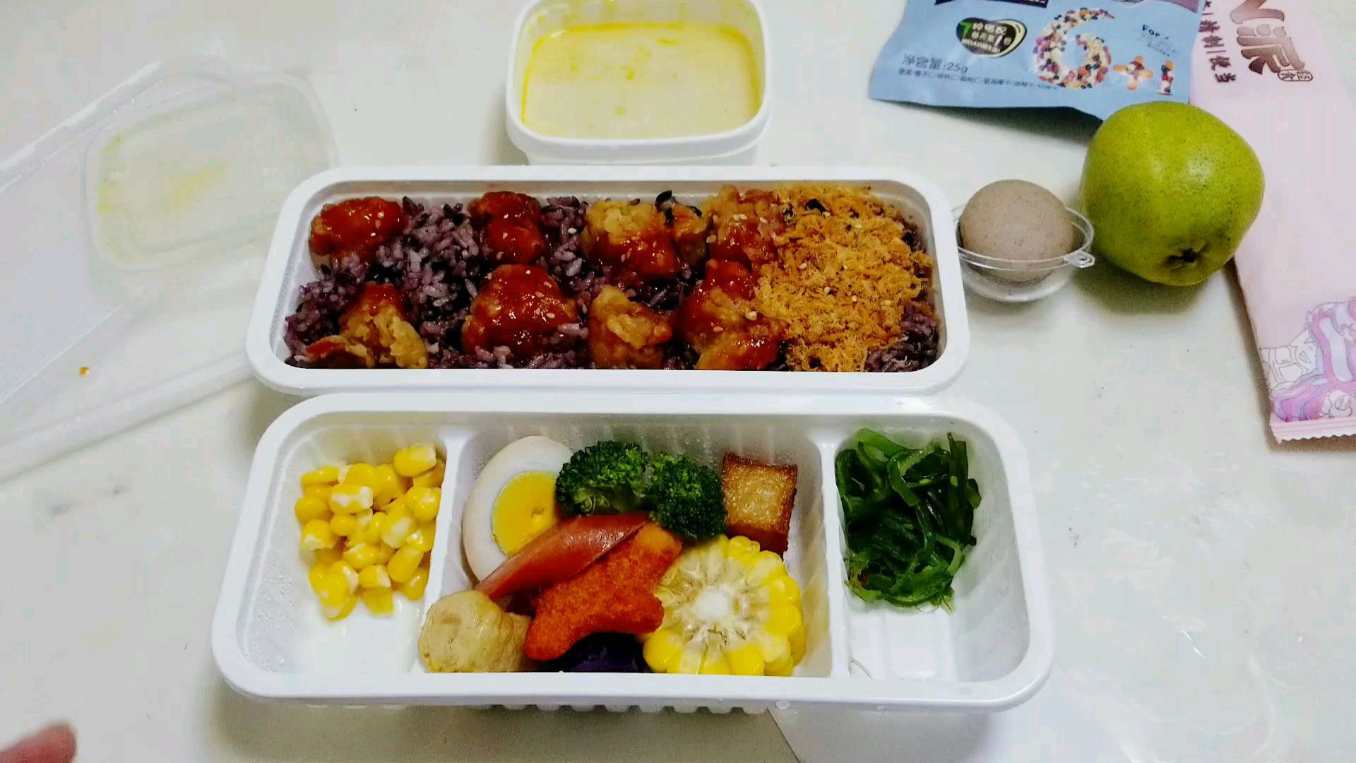 外卖高端礼盒包装便当,新品“美国中餐左宗棠鸡肉”,味道好吃吗