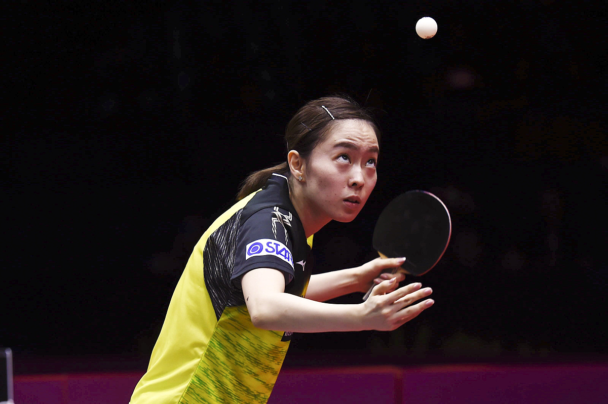 2018国际乒联女子<strong>世界</strong>杯半决赛:丁宁vs石川佳纯