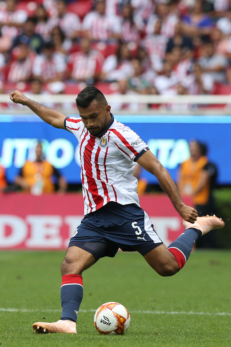 zapopan, mexico - september 23: hedgardo marin #05 of chivas kic