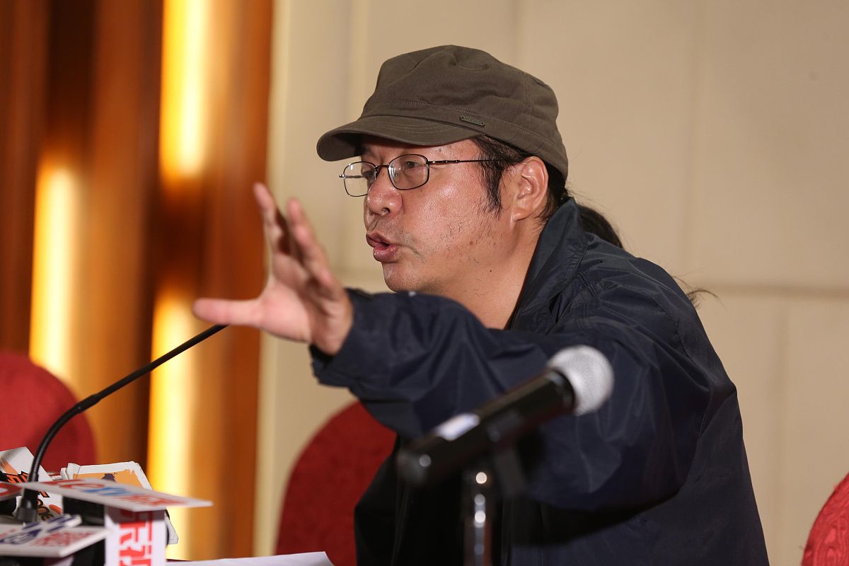2013年6月7日,北京,《杀戒》导演章家瑞举办记者会. 章家瑞