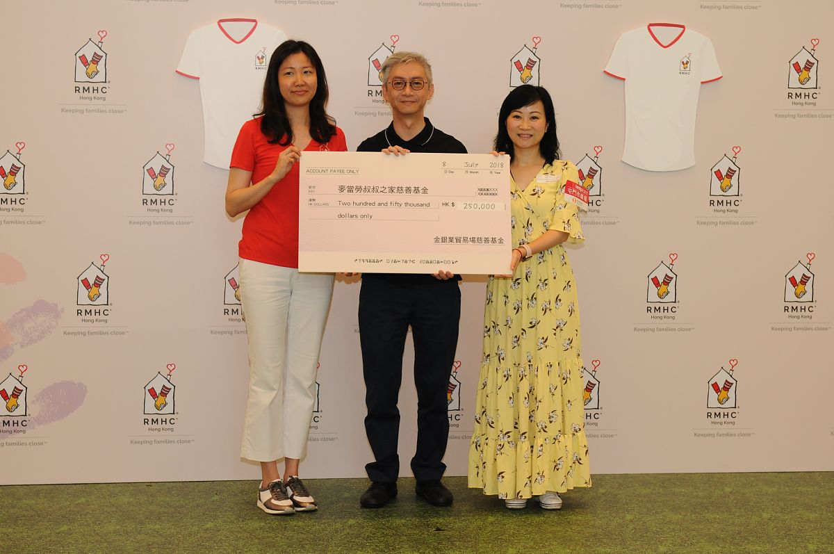 2018年7月8日,香港,明星出席慈善基金奖券义卖活动.