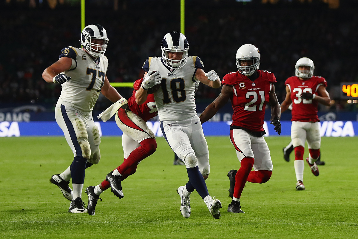 london, england - october 22: wide receiver cooper kupp of los a