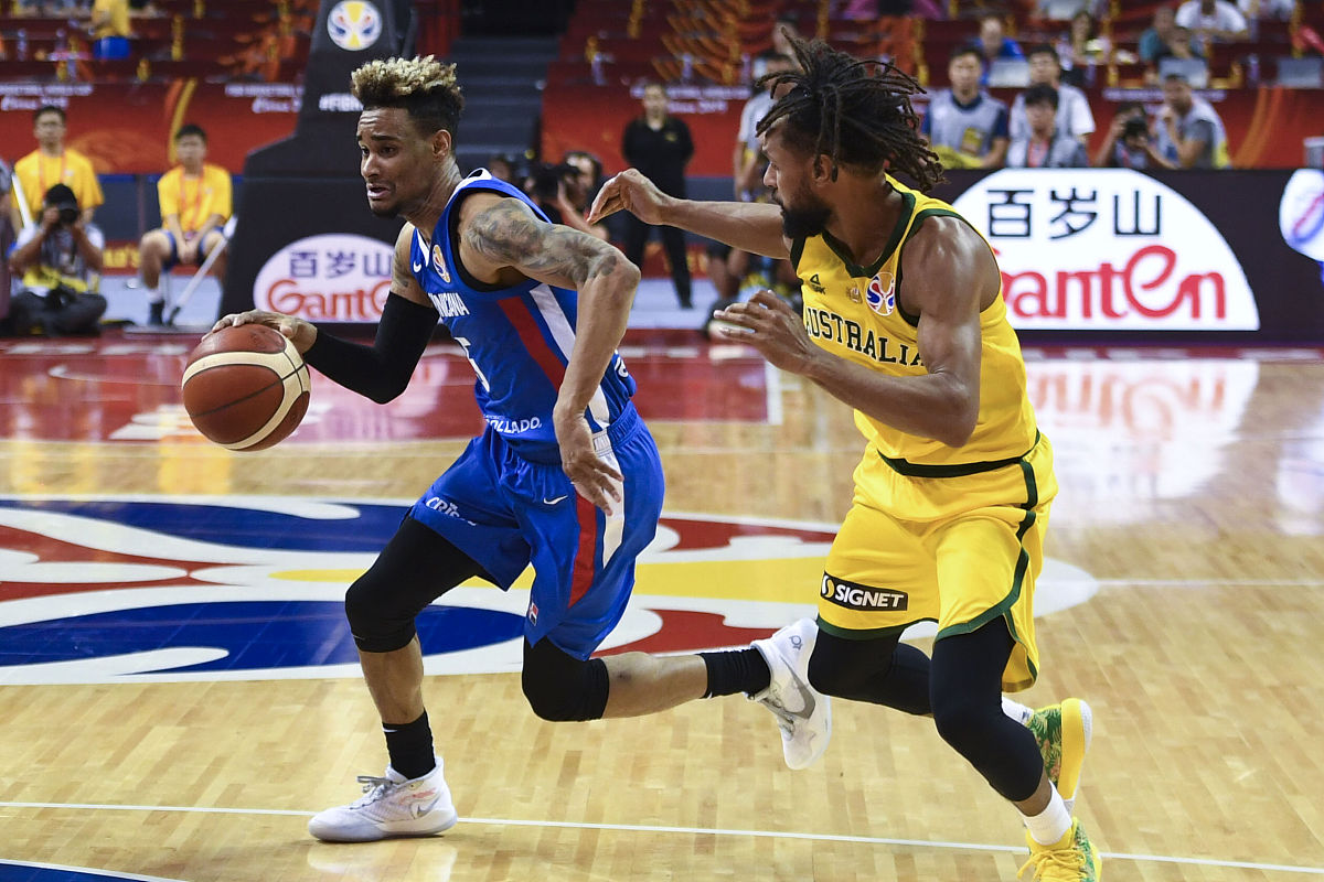 2019年9月7日,江苏南京,2019男篮世界杯小组赛次轮l组,澳大利亚vs多米
