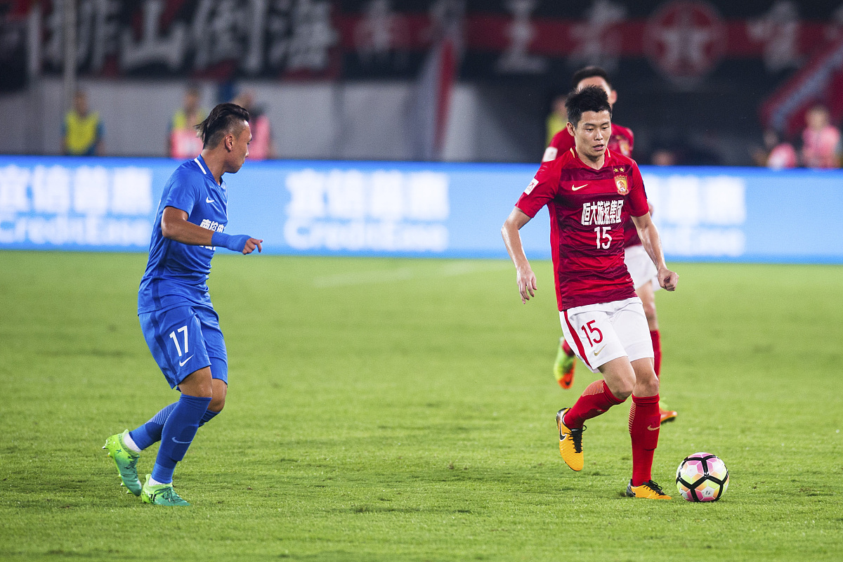 2017足协杯1/4决赛次回合:恒大淘宝7-2富力  阿兰两射一传