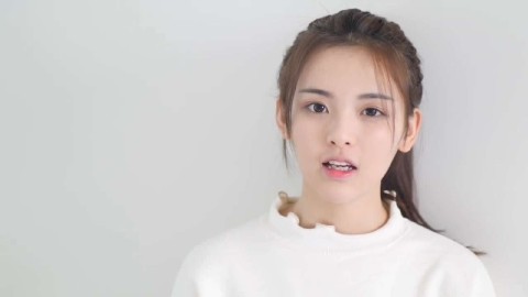 杨超越创造101录制前自我介绍视频,声音真的好甜