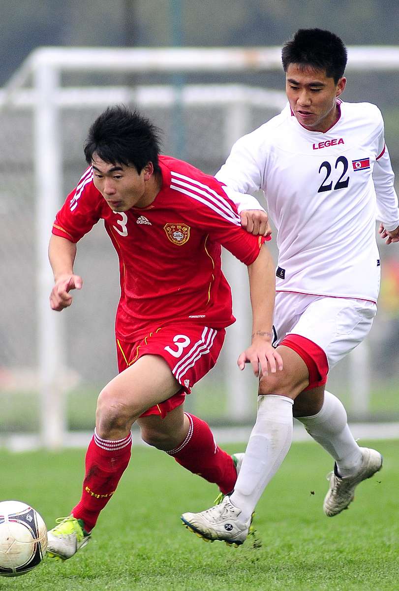 2013年3月24日,南京,2013u19国足热身赛,中国国青队1-1朝鲜国青队.***