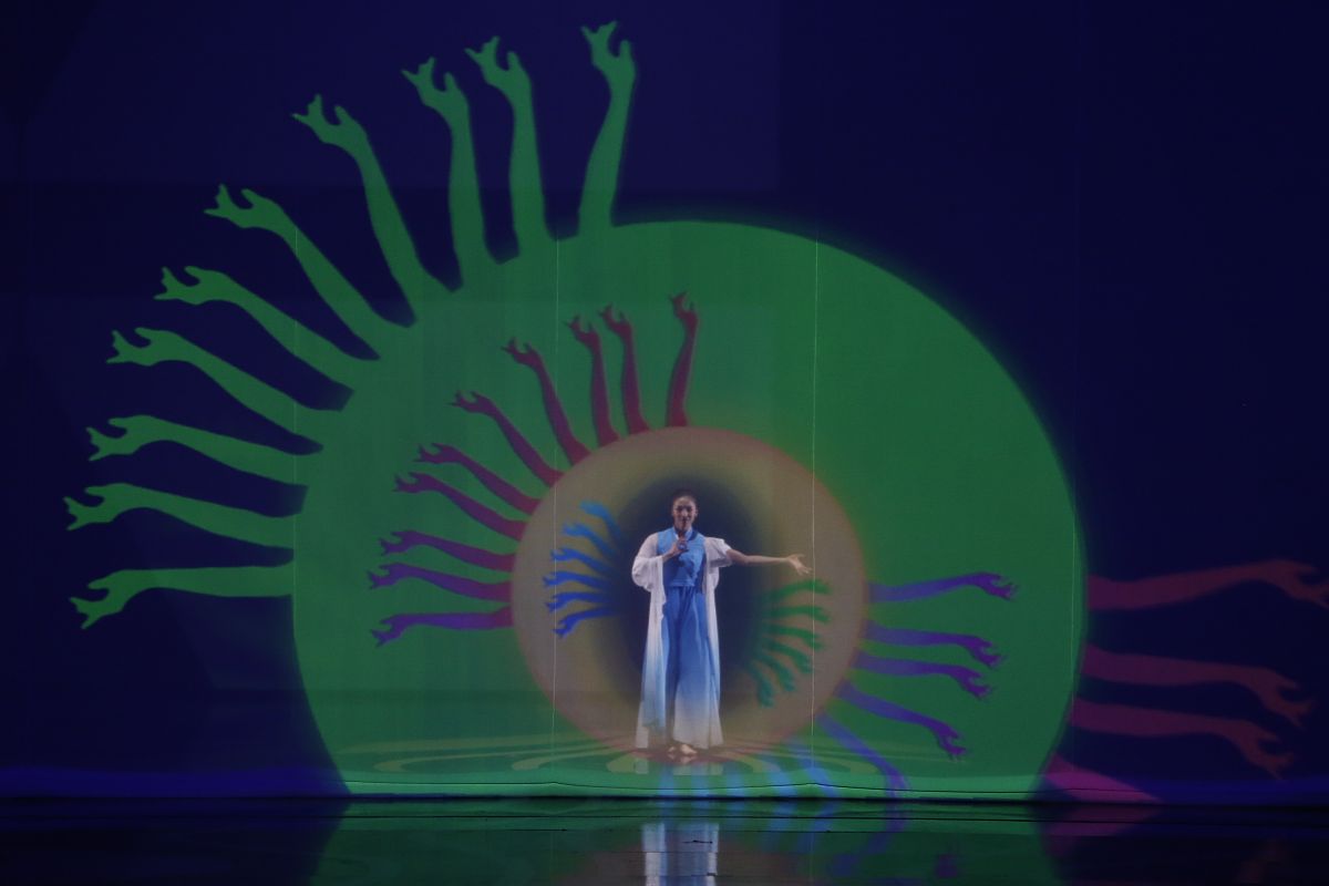 给我十个关于人工智能与东方美学的舞剧主题