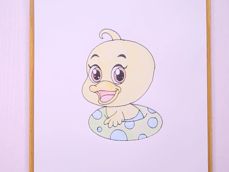 简笔画创意鸭子简单几步