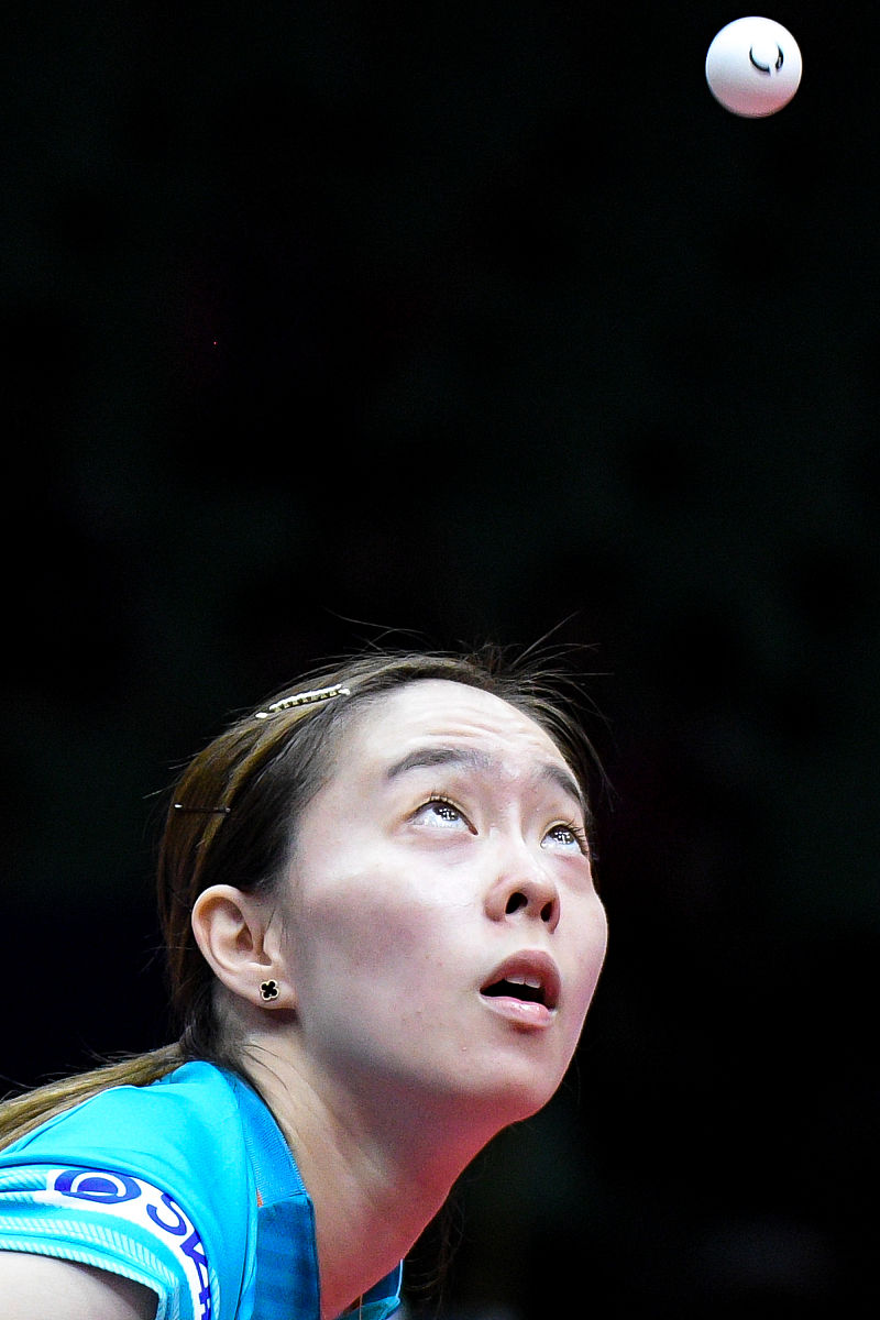 2019年10月19日,四川成都,2019国际乒联女子<strong>世界</strong>杯次日赛况.石川佳纯