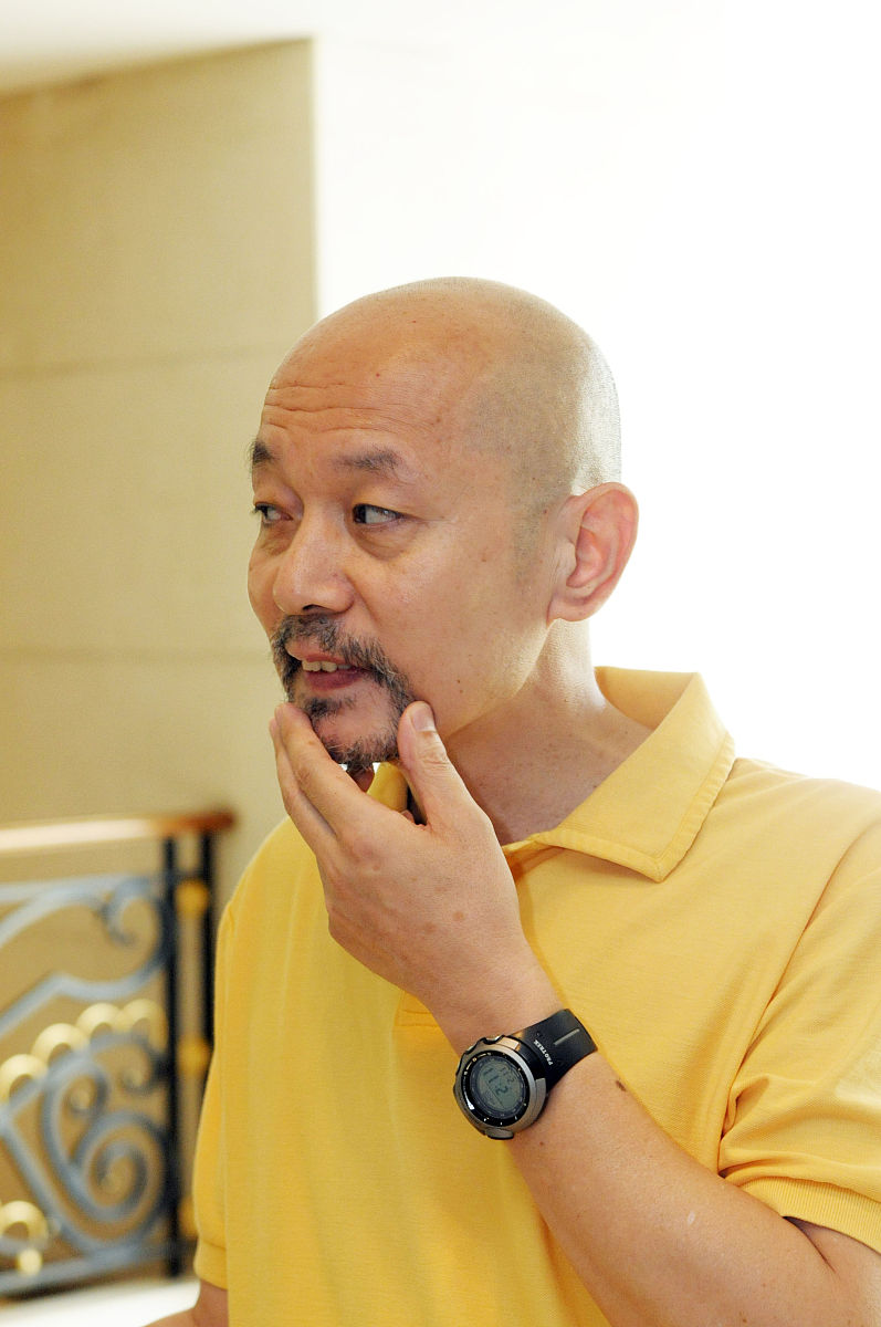2009年7月1日,北京,电影《气喘吁吁》海报揭幕及官网启动仪式正式举办