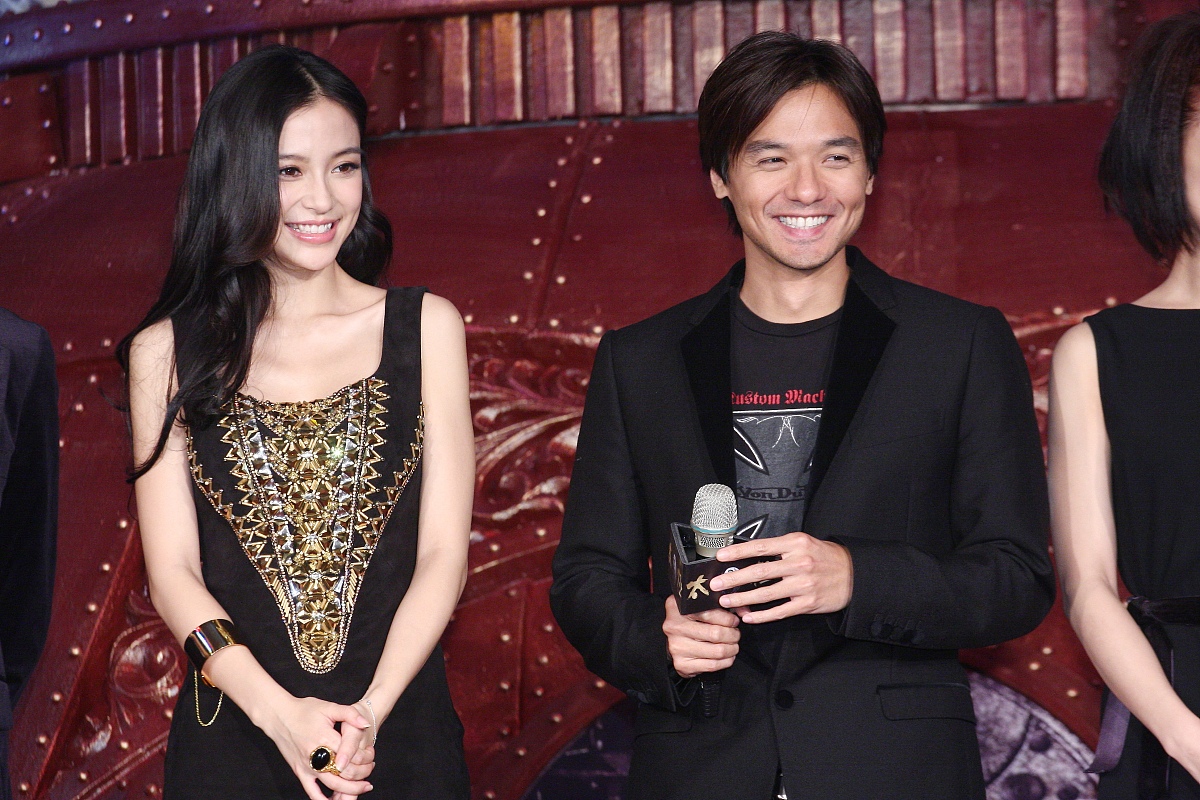 2012年9月27日,台北,电影《太极1》今晚举办首映.***_***angelababy杨