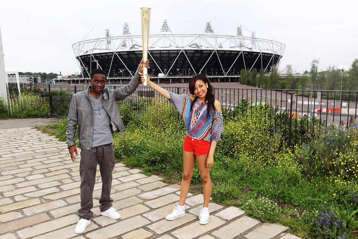 2011年6月30日,伦敦,2012伦敦奥运会火炬接力歌曲启动.***_***london,