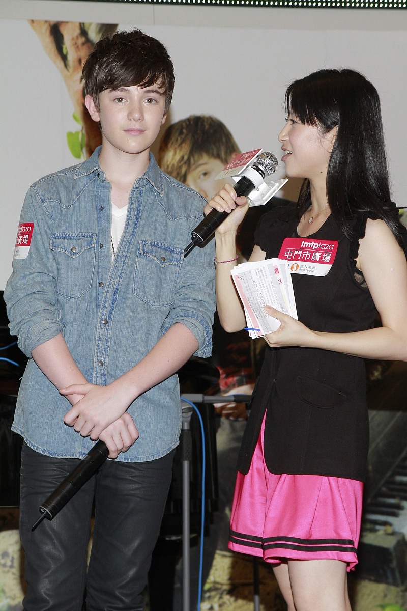 2012年4月29日,香港,美国天才神童格雷森(greyson chance)香港首次见