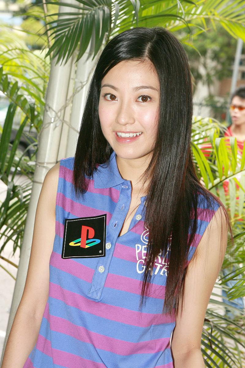 2007年8月9日,香港,众星出席高尔夫球游戏活动.陈自瑶+++_+++ana r.,