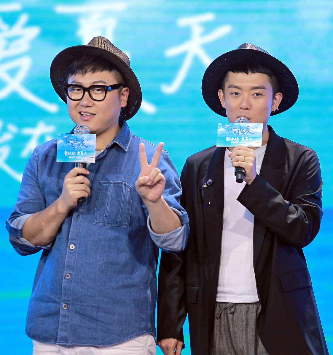 2016年7月26日,北京,电影《在世界中心呼唤爱》电影推广曲发布会.***_