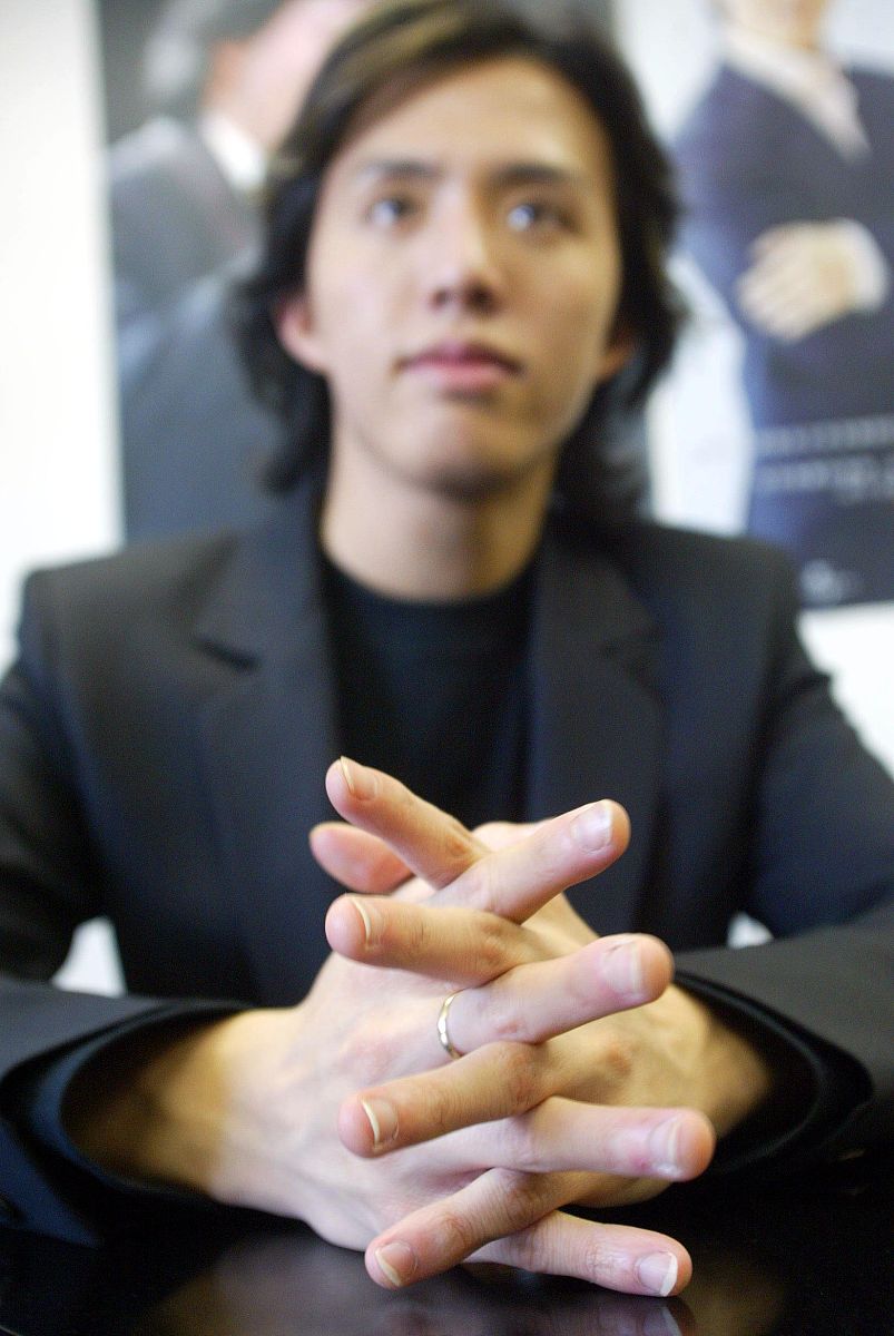 2004年12月20日,北京,钢琴<strong>神童</strong>李云迪第三张个人专辑《李云迪-肖邦
