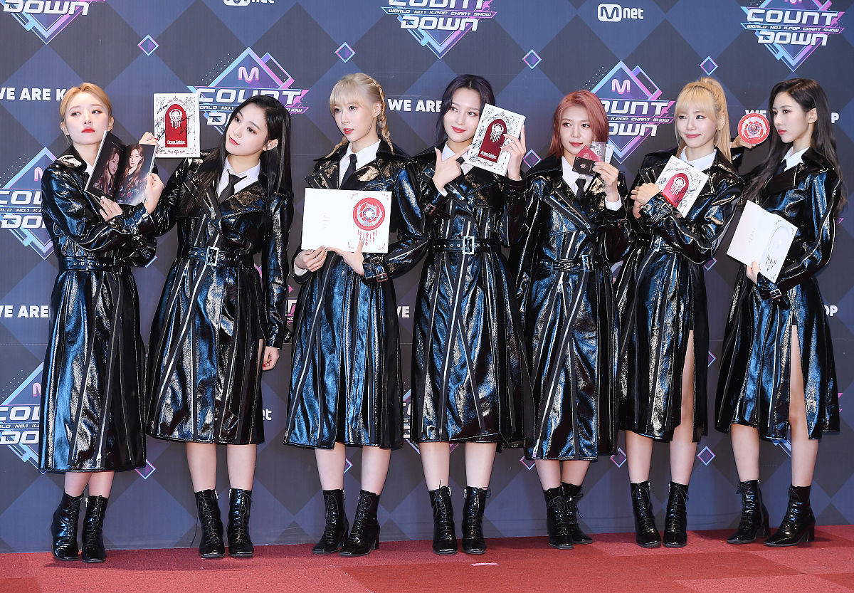 2019年9月19日,韩国首尔,明星参加《m! countdown》节目彩排.dreamcat