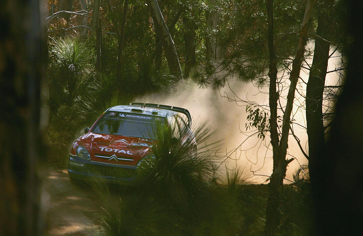 perth, australia - november 13:  sebastien loeb of france and th