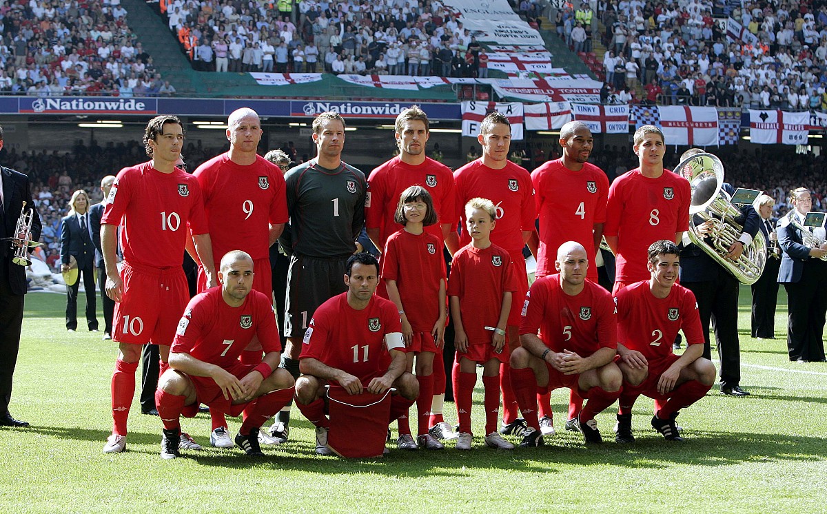 2005年9月3日,世界杯欧洲区预选赛,英格兰客场1-0小胜威尔士.威尔士首