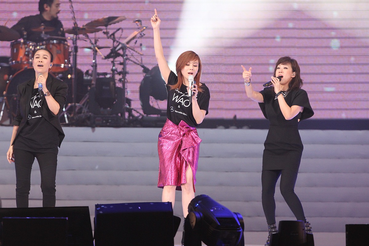 2014年4月20日,台北,project wao 女生团结音乐节.***_***那英 蔡健雅