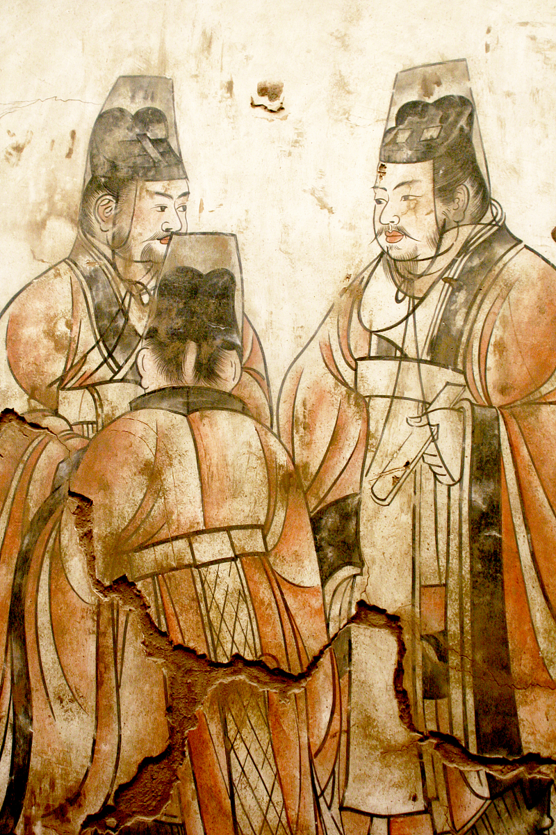 2007年07月12日,中国陕西,中国壁画