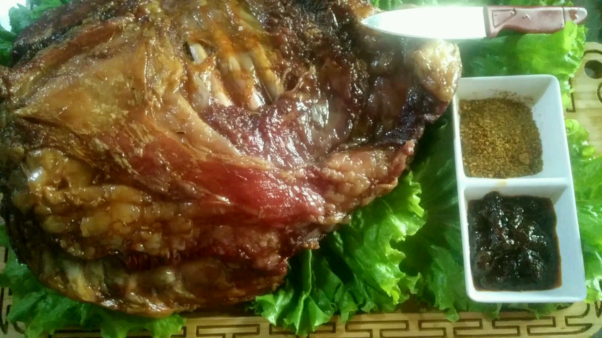 蒙餐特色烤羊排,厨师和你分享制作过程。