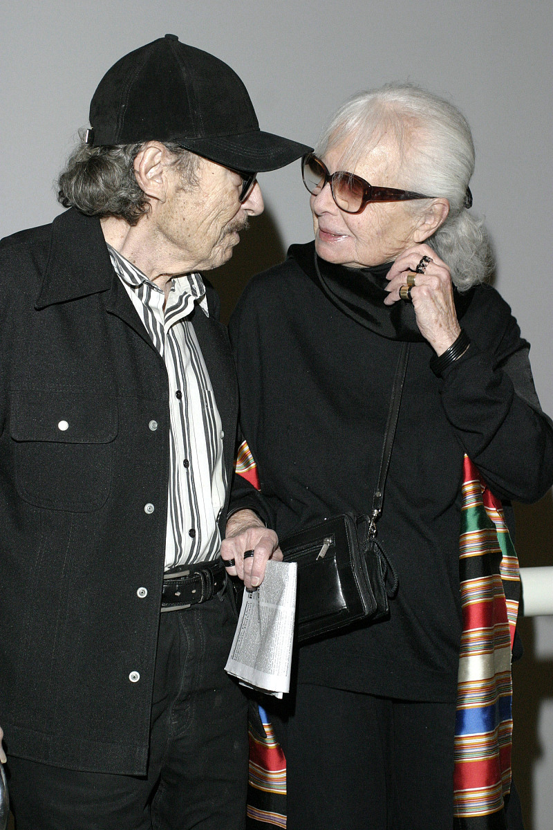 queens, ny - april 22:  lillian bassman and paul himmel attend t