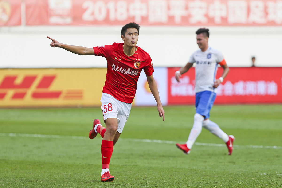 2018中超第30轮:广州恒大淘宝5-1天津泰达