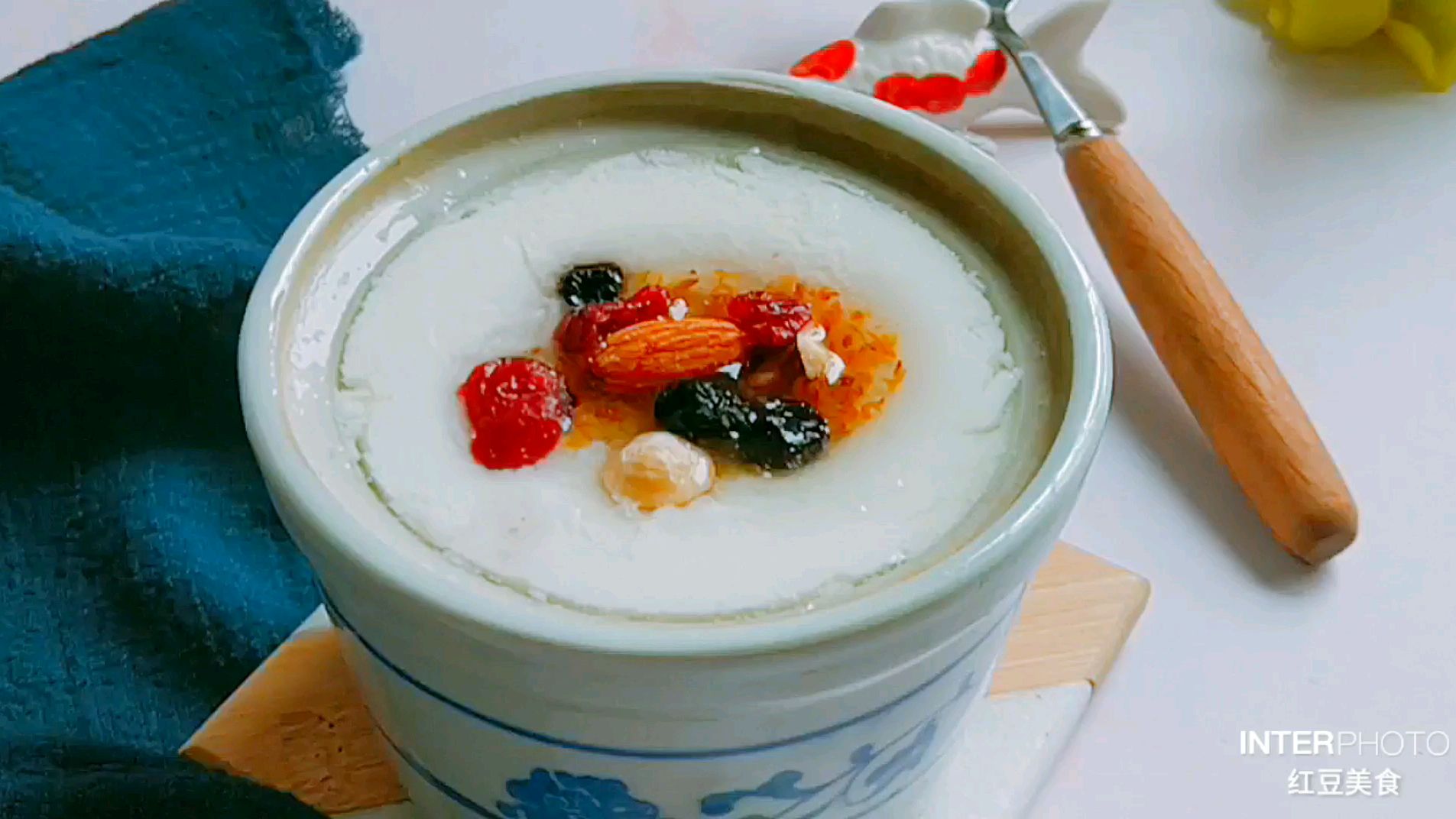 老北京传统小吃,香甜嫩滑的~老北京奶酪