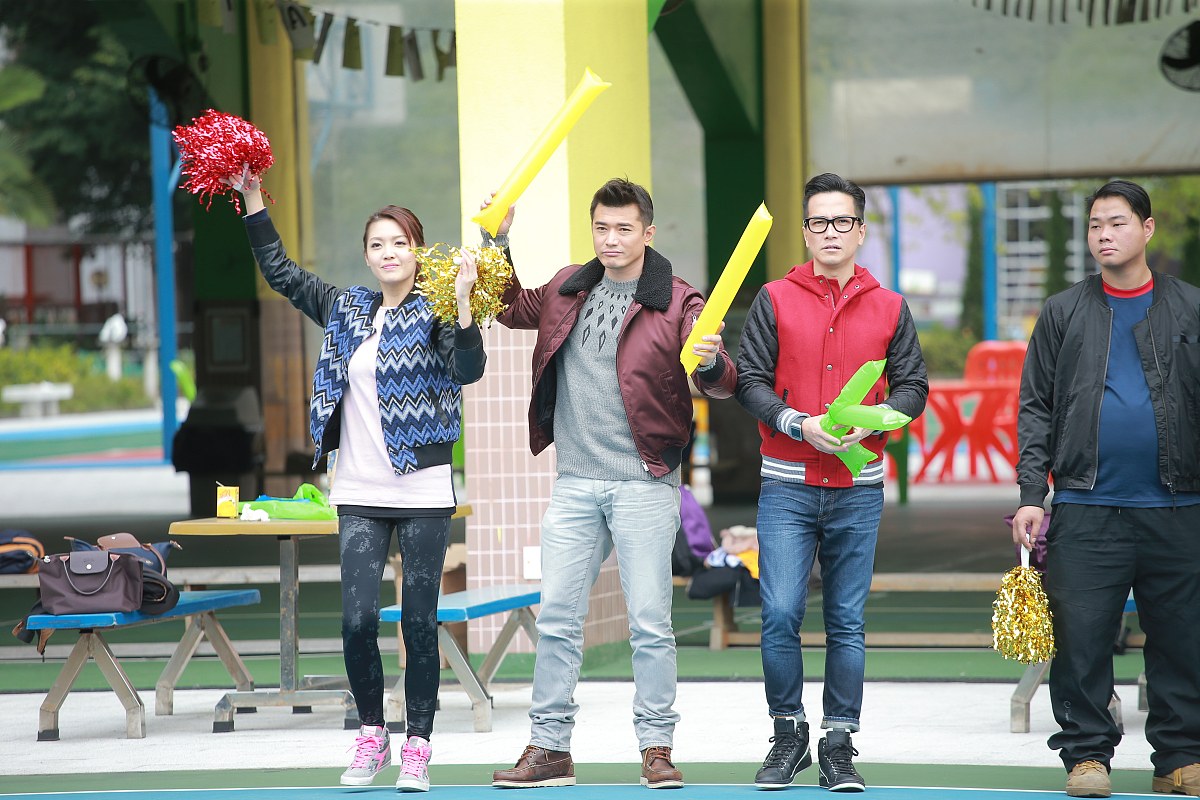 2016年1月30日,香港,tvb节目《凑仔攻略》进行外景拍摄***_*** , 黄长