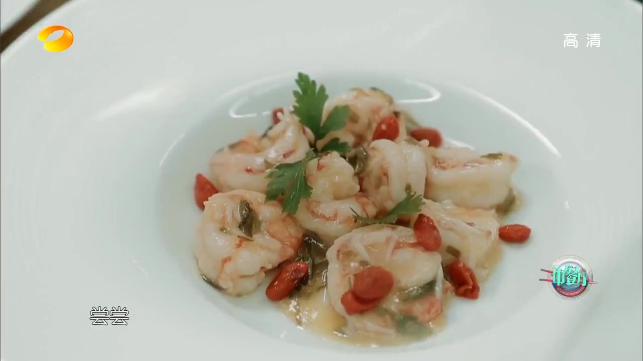 黄晓明当监工看到流口水,龙井虾仁好评度超高