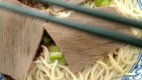 青海美食羊肠面
