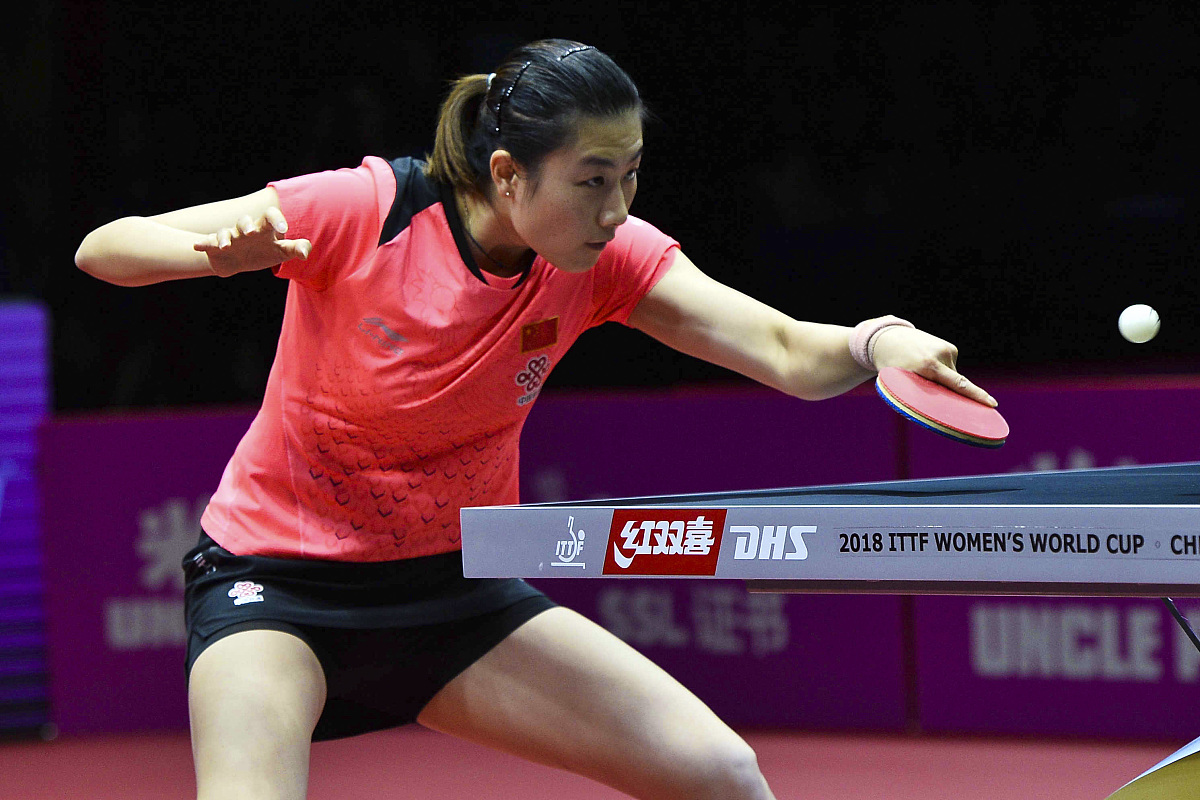 2018国际乒联女子世界杯半决赛:丁宁vs石川佳纯