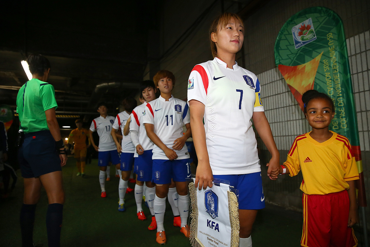 2014年8月17日,加拿大蒙特利尔,2014加拿大u20女足世界杯1/4决赛,法国