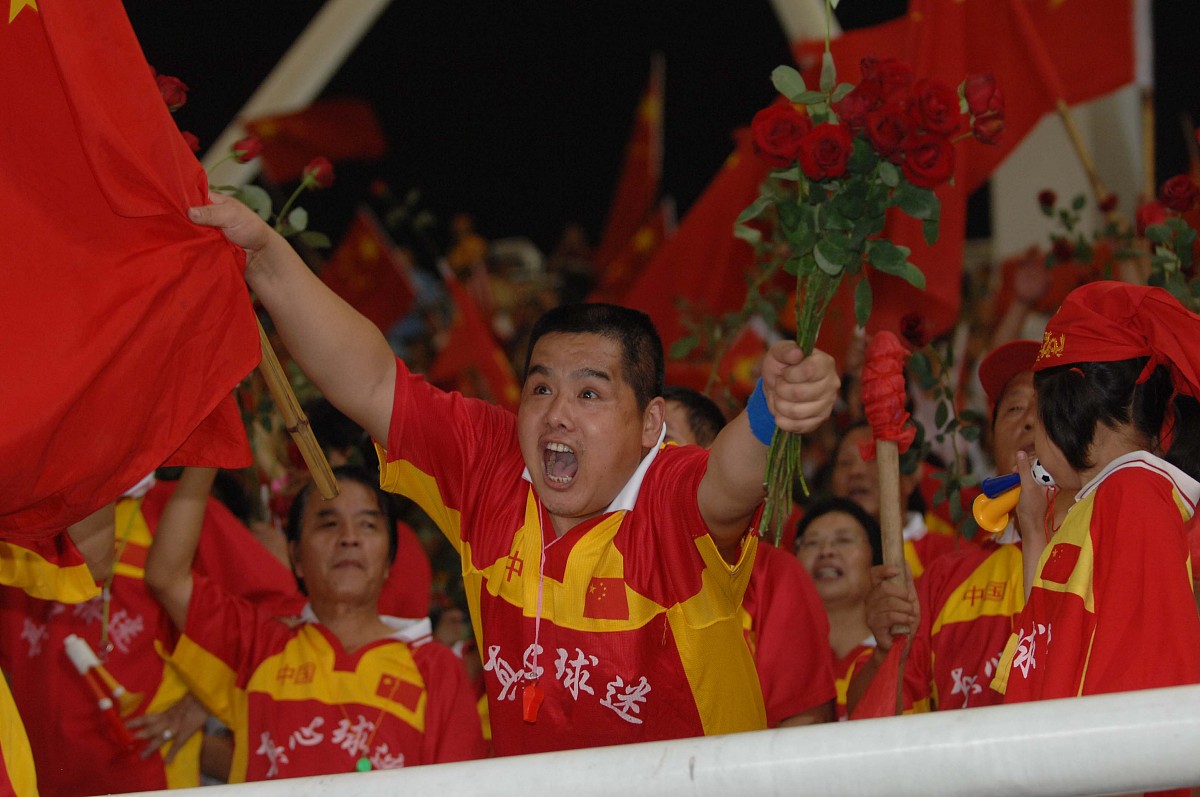 2007年9月15日,湖北武汉,2007女足世界杯d组小组赛,中国0-4不敌巴西.+