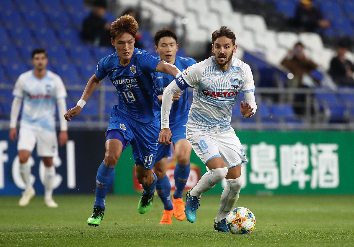 2019年5月7日,韩国,2019亚冠小组赛<strong>h</strong>组,蔚山现代vs悉尼fc.