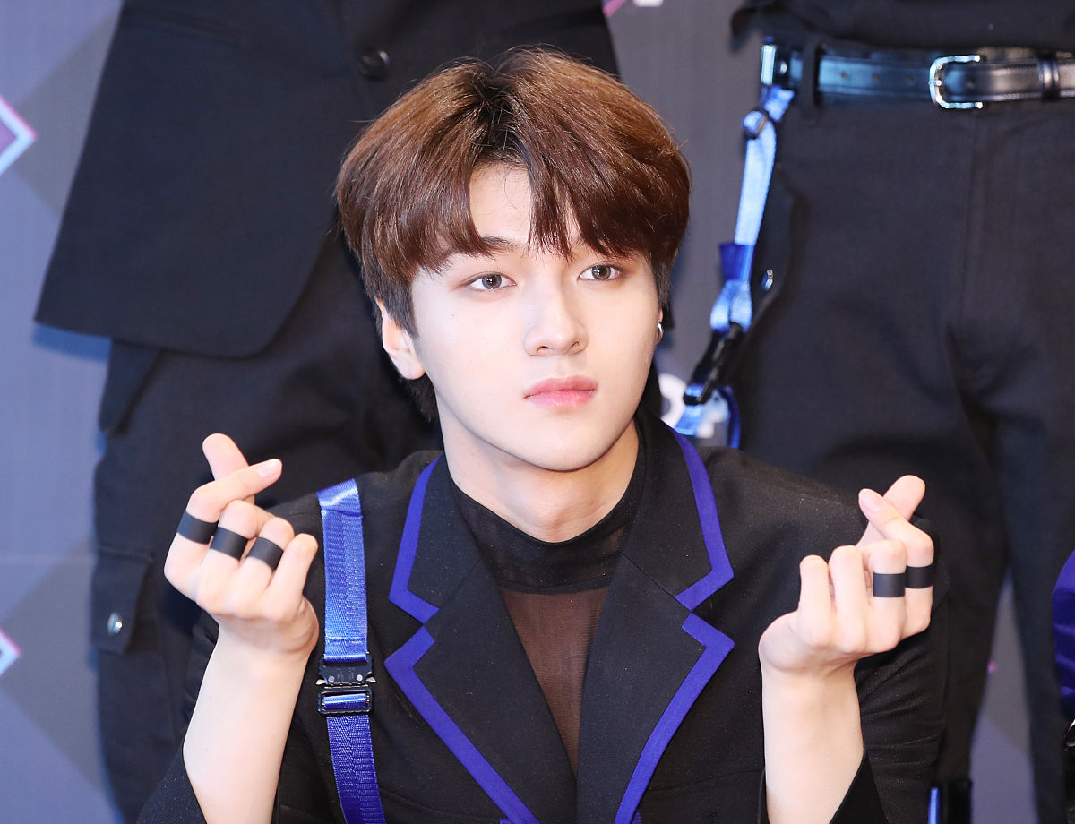 2019年9月19日,韩国首尔,明星参加《m! countdown》节目彩排.(=1)   =