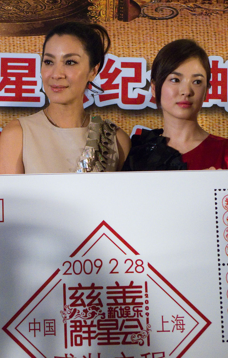 2009年2月28日,上海,新娱乐慈善群英会新闻发布会举行.杨紫琼 宋慧乔+