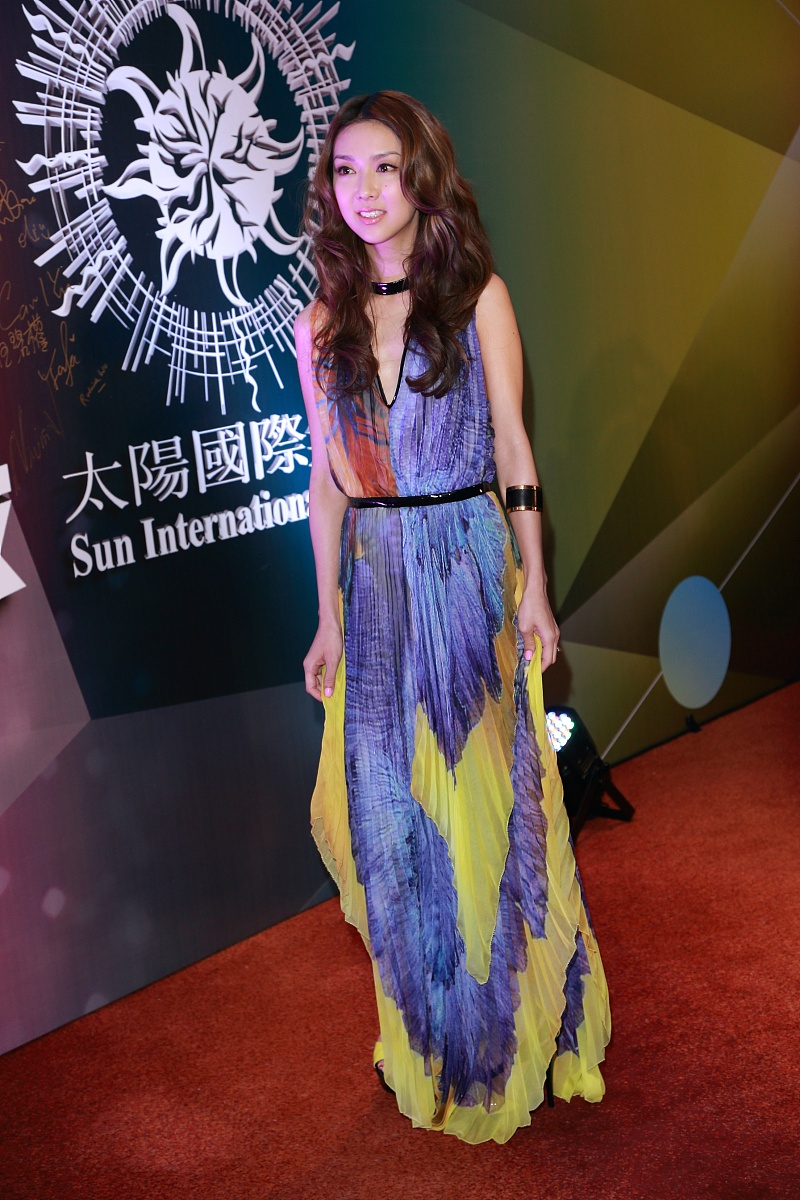 2013年2月3日,香港,太阳娱乐在香港举行周年晚会.***_***薛凯琪 , +++