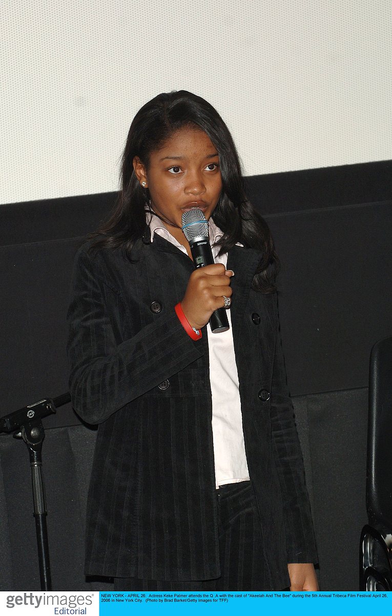 new york - april 26:  actress keke palmer attends the q & a with