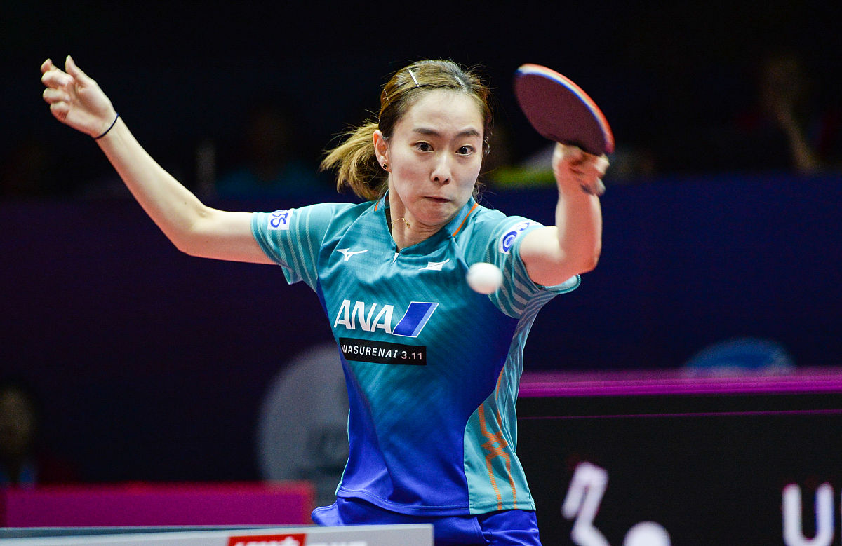 2019年10月19日,四川成都,2019国际乒联女子世界杯次日赛况.石川佳纯