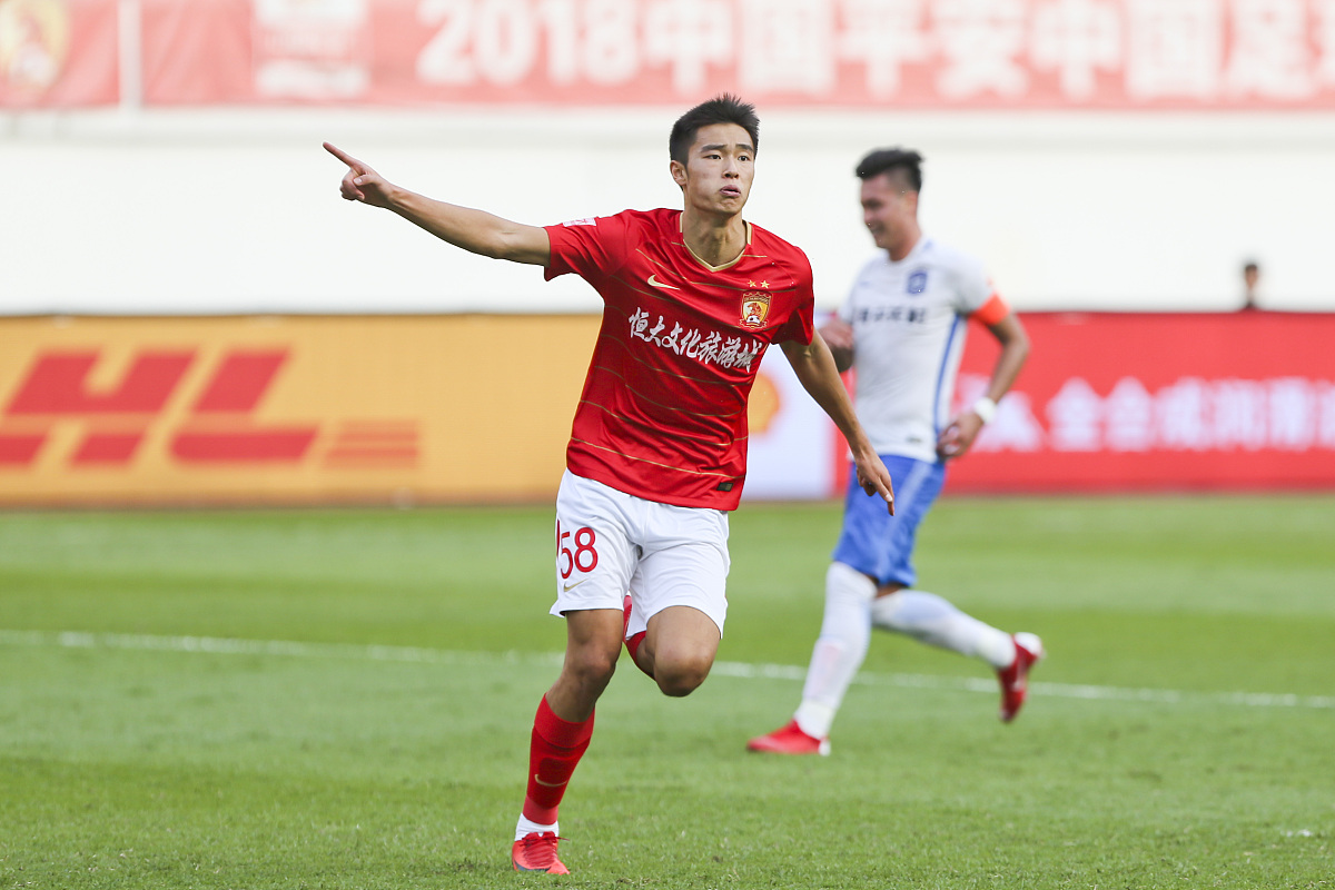 2018中超第30轮:广州恒大淘宝5-1天津泰达