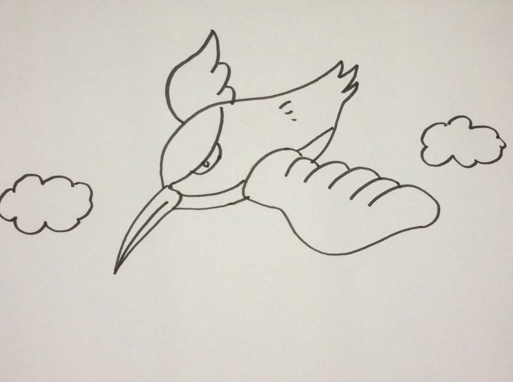 简笔画翠鸟 简单好学