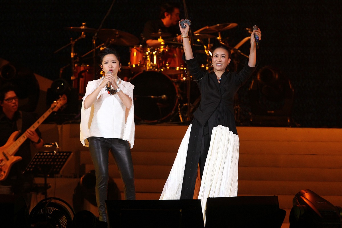 2014年4月20日,台北,project wao 女生团结音乐节.***_***那英 陶晶莹