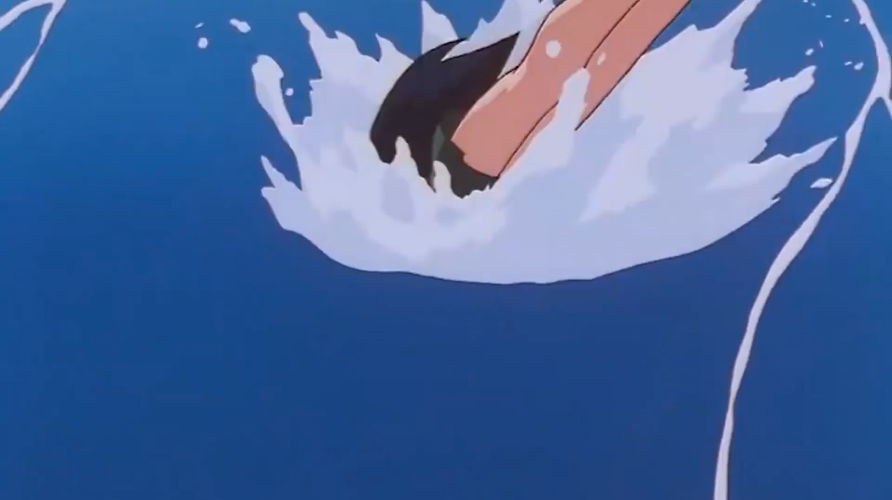 幸好我有参加游泳班