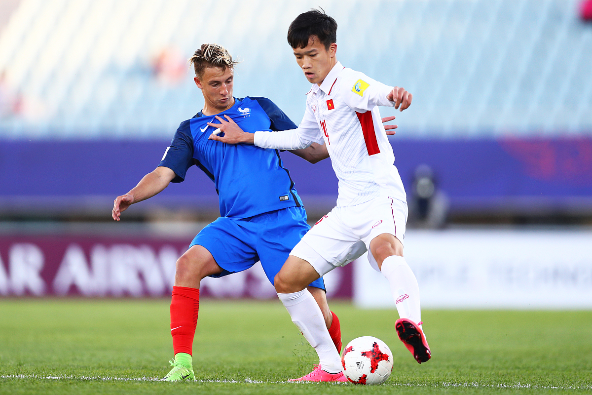 2017韩国u20世界杯小组赛e组:法国4-0越南