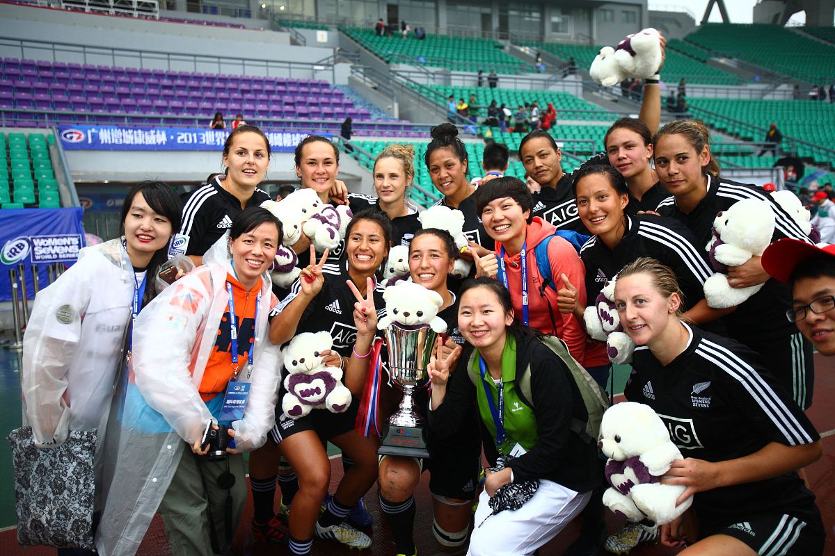 2013年3月31日,广州,2013世界女子七人制橄榄球赛,新西兰vs英格兰.新