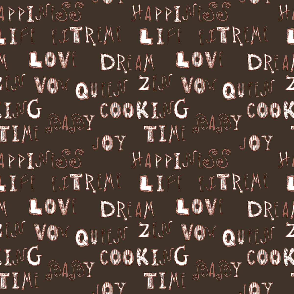 sketch nice words pattern