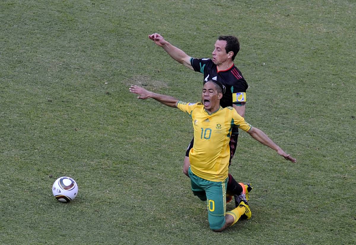 2010年6月11日,南非约翰内斯堡,2010世界杯a组揭幕战,南非vs墨西哥.  